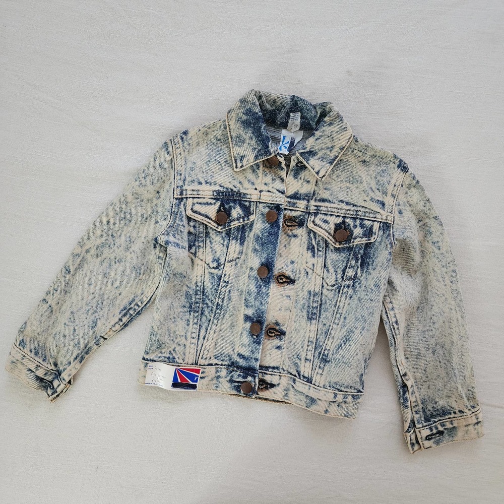 Vintage Deadstock Acid Wash Jacket kids 6